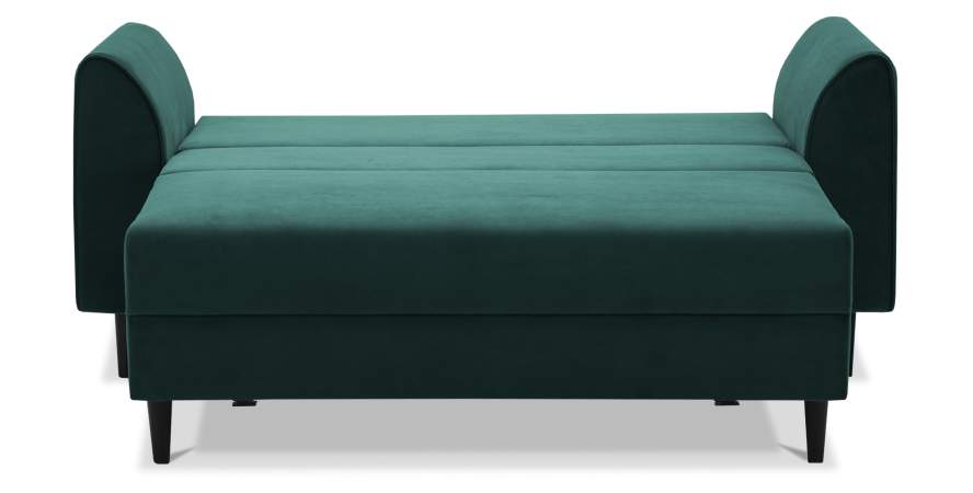 Прямой мини диван Касита 140 изумрудный велюр