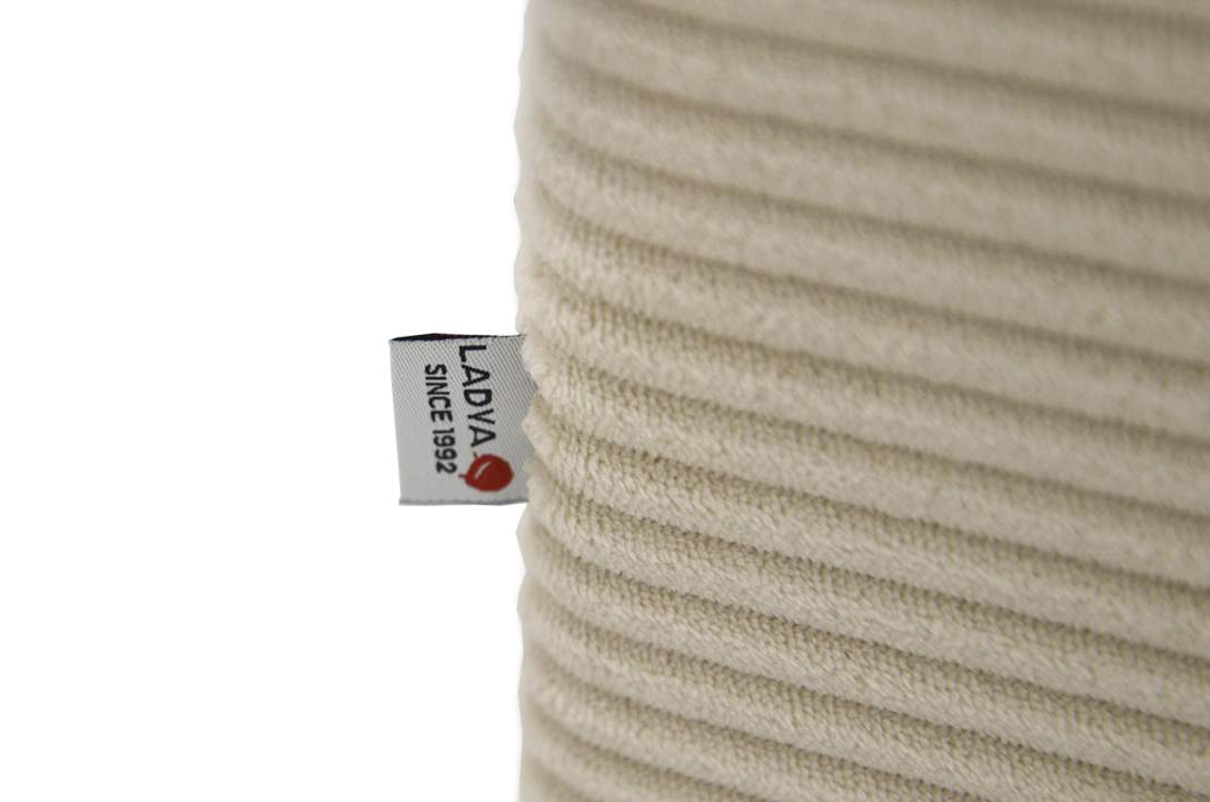 Угловой диван левый Тайлин кремовый велюр