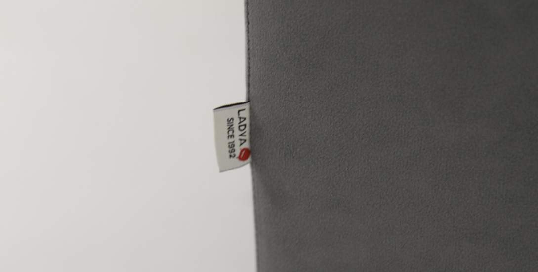 Угловой диван правый Майами Серый велюр 