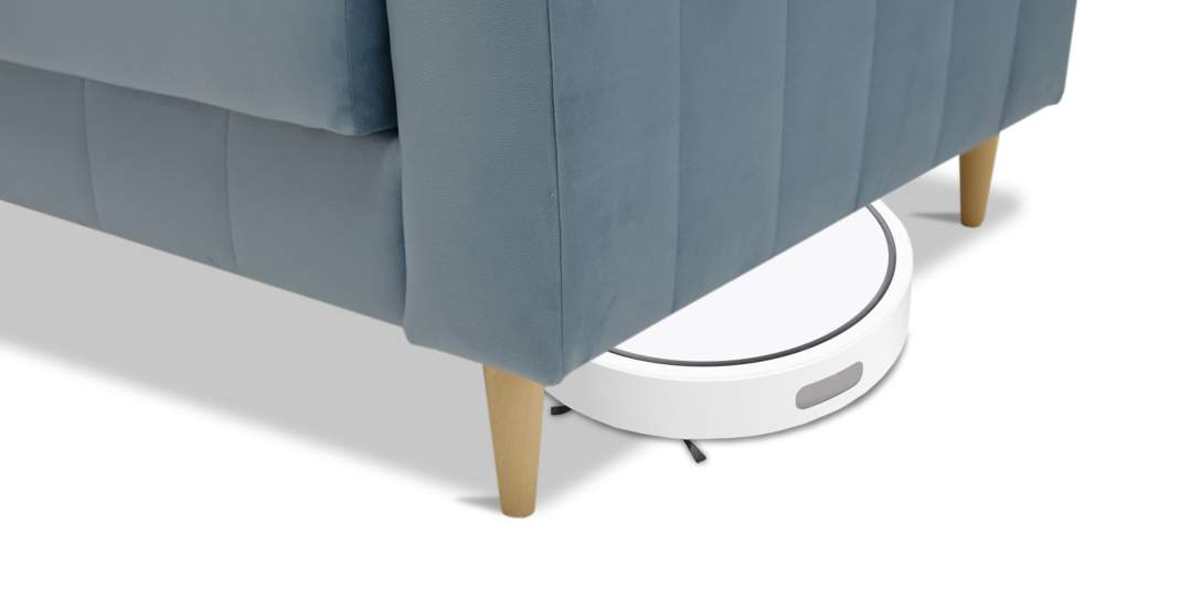 Прямой диван Эмма зеленый велюр Уцененный