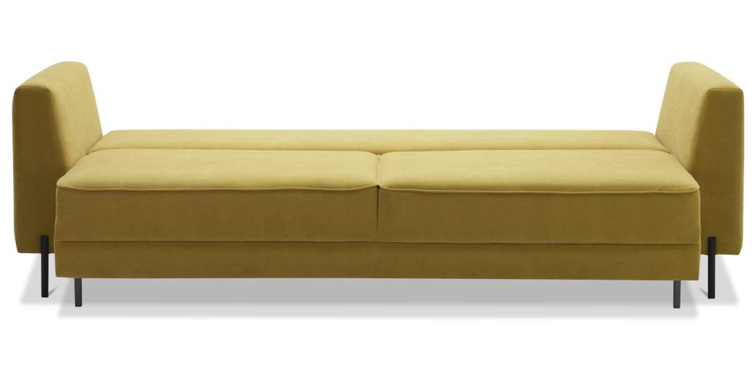 Прямой диван Энгри Горчичный велюр