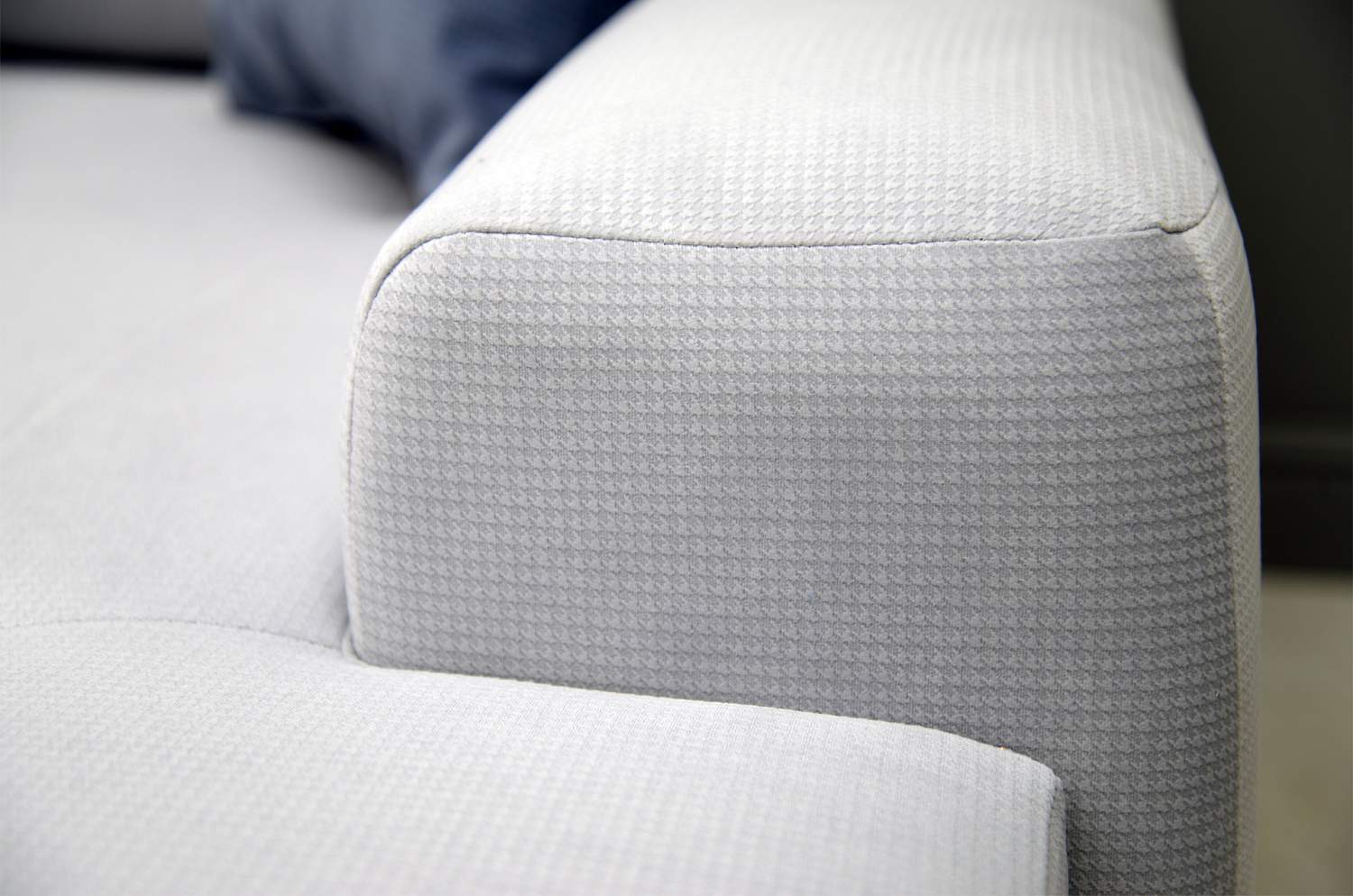 Угловой диван левый Коста светло-cерый велюр