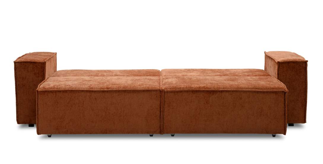 Прямой диван Фабио Терракотовый шенилл