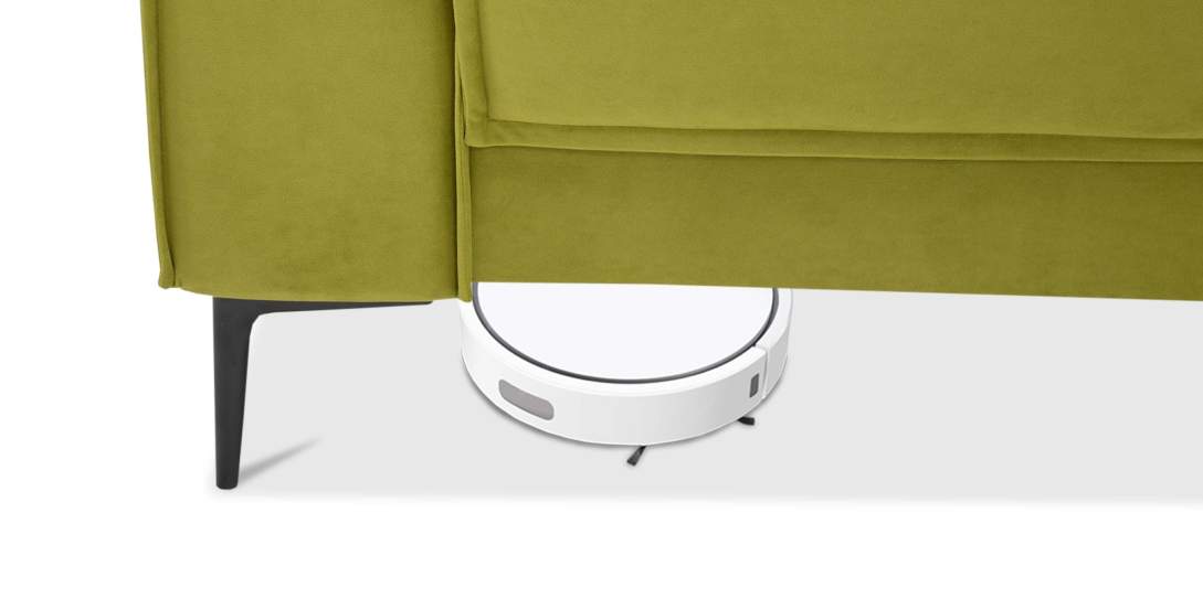 Авиньон мини салатовый велюр