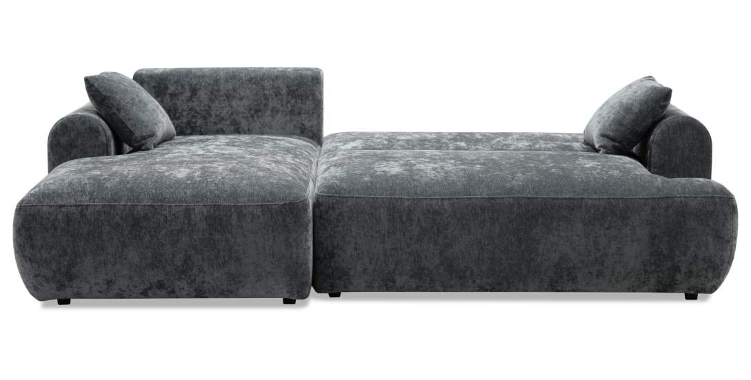 Угловой диван левый Кьянти Графитовый шенилл