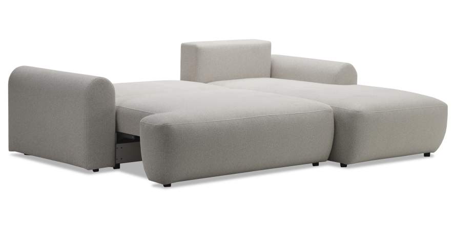 Угловой диван правый Кьянти светло-зеленый букле