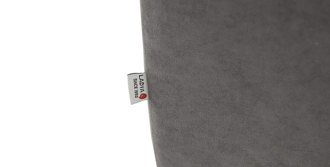 Угловой диван Тьерри Антрацитовый велюр 