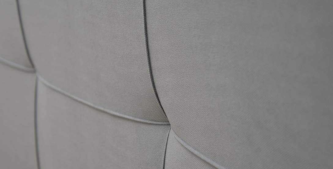 Двуспальная кровать Айлен 160 серый велюр