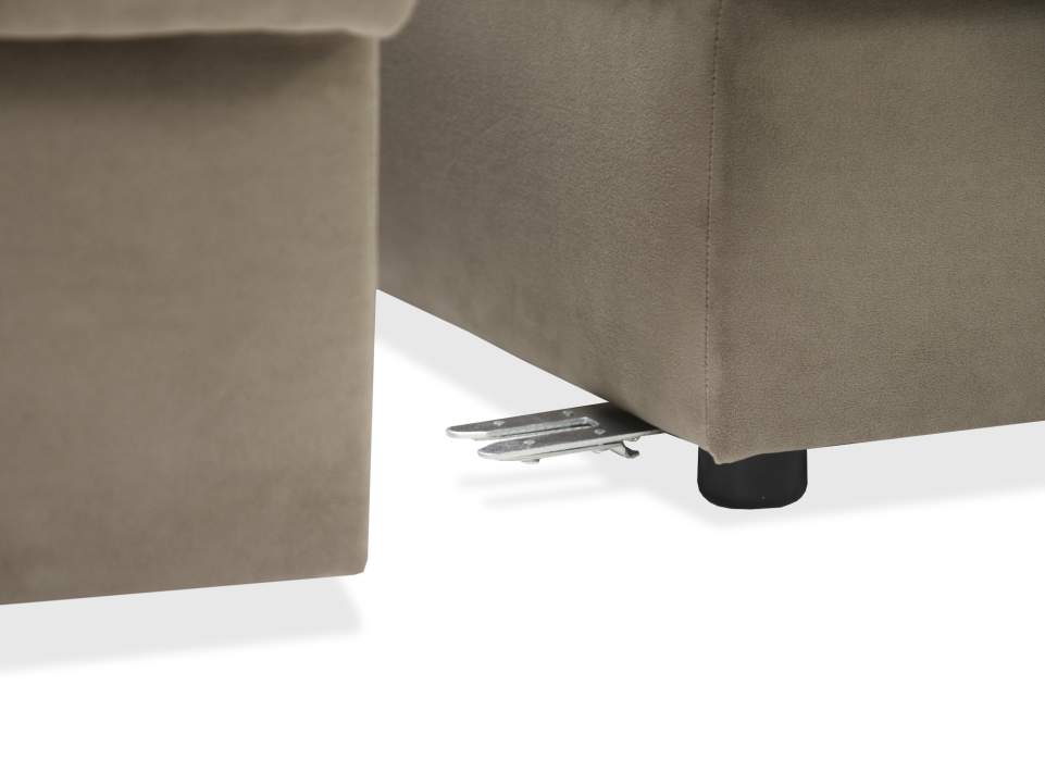 Диван трансформер Лацио песочный велюр Уцененный