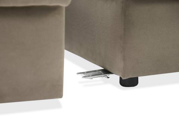 Диван трансформер Лацио песочный велюр Уцененный