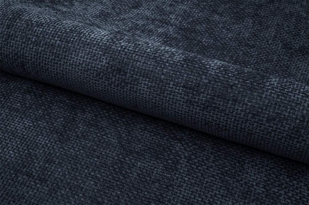 Прямой диван Сити темно-синий шенилл