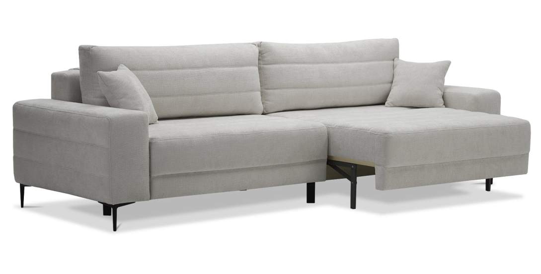 Прямой диван Белес Жемчужный  шенилл