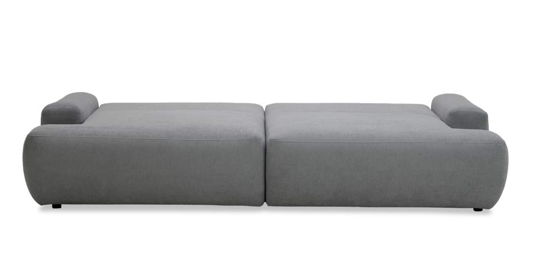 Прямой диван Кьянти 1 дымчатый серый велюр