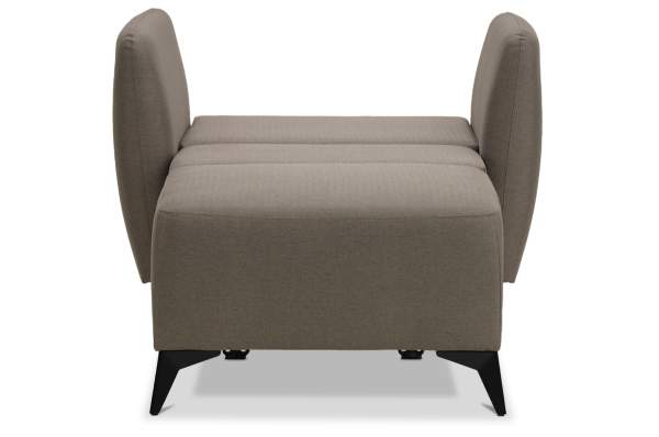 Раскладное кресло Тиволи коричневая рогожка