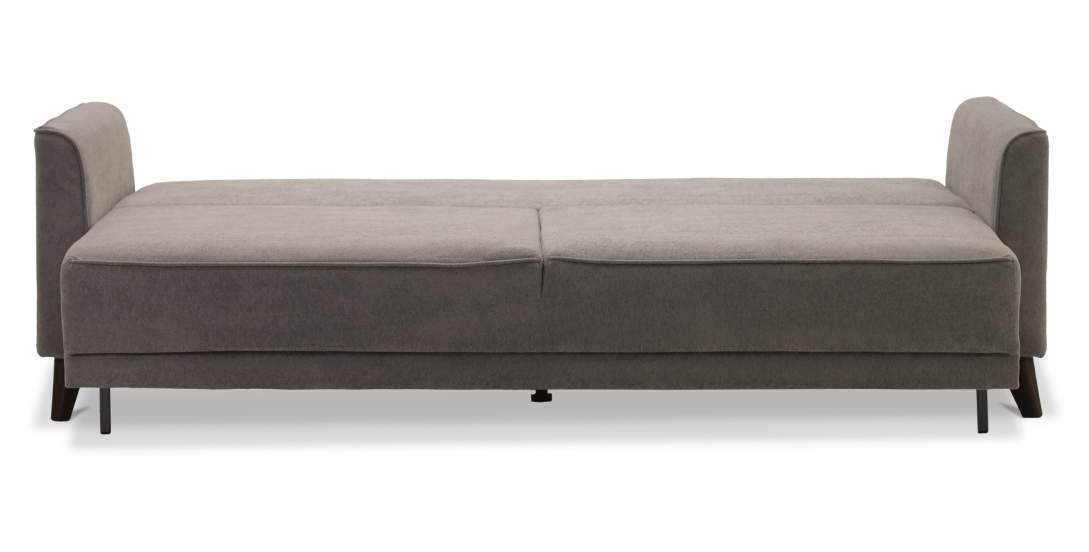 Прямой диван Авилла коричневый велюр