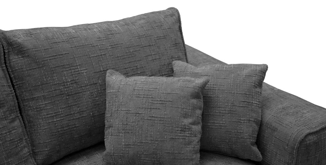 Угловой диван Матье Графитовый шенилл