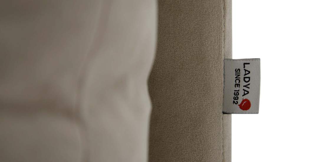 Угловая кушетка Тиволи 120 Айвори велюр 