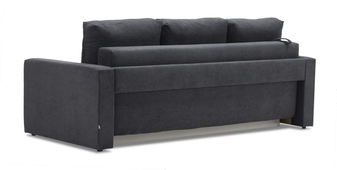 Прямой диван Мекс Графитовый букле