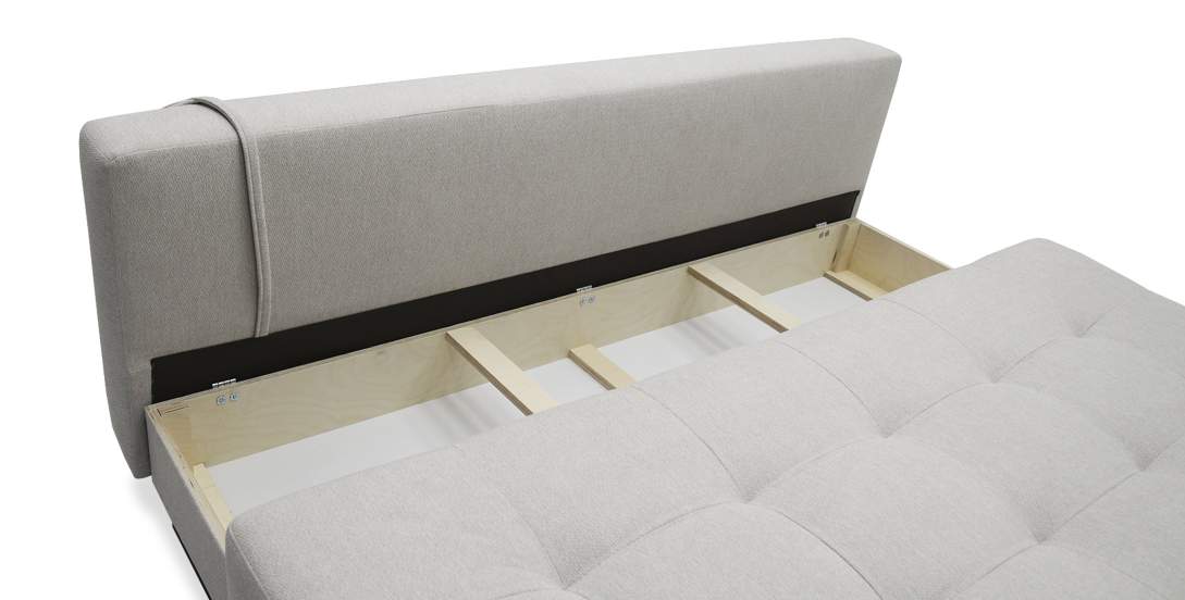 Прямой диван Морма Светло-бежевый велюр