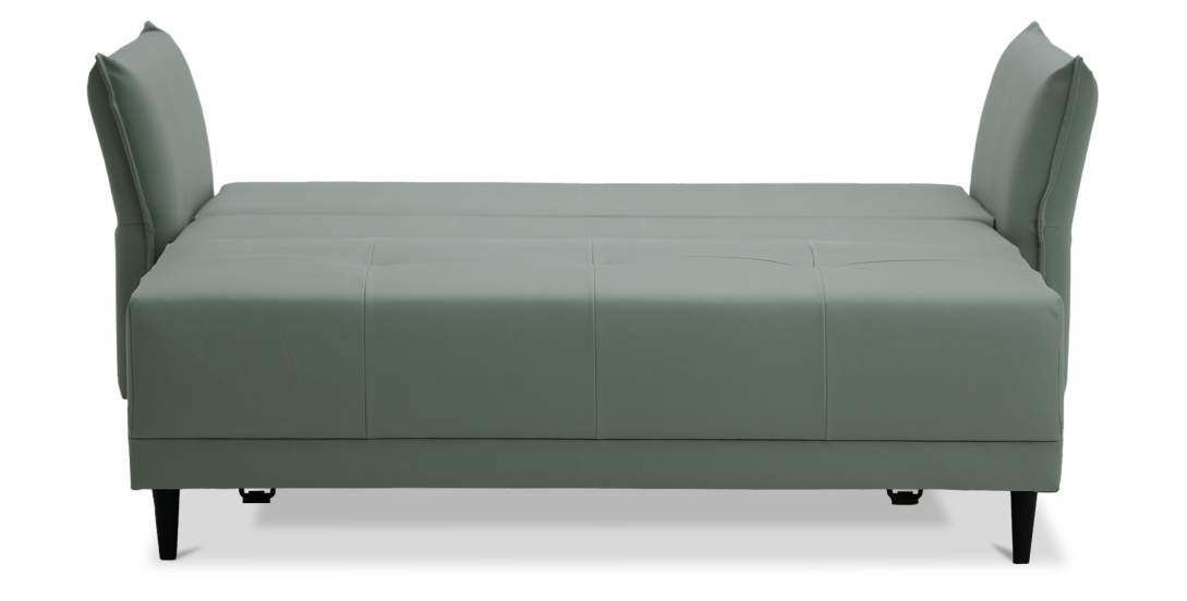 Прямой мини диван Лома 120 мятная искусственная кожа