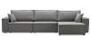 Угловой диван Фабио Max серо-бежевый велюр