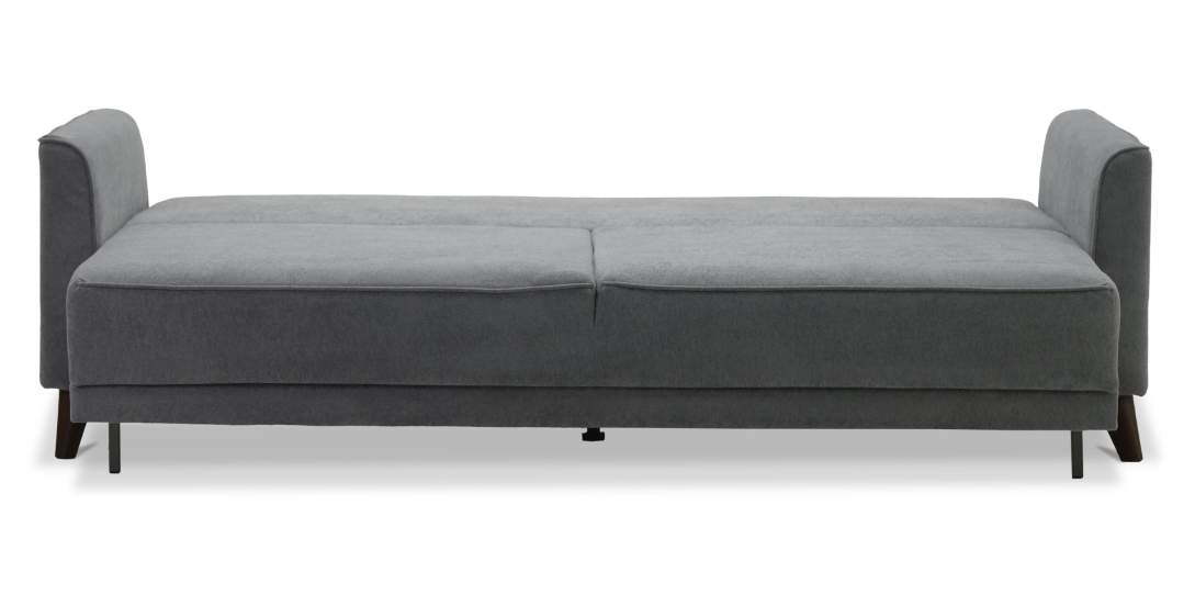 Прямой диван Авилла Антрацитовый велюр