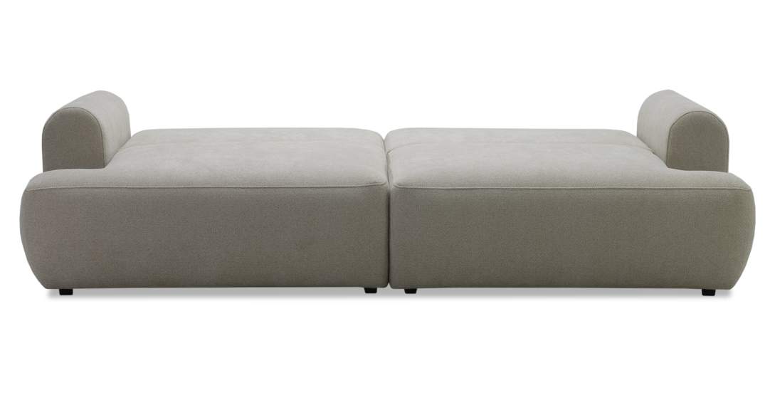 Прямой диван Кьянти Молочный шенилл