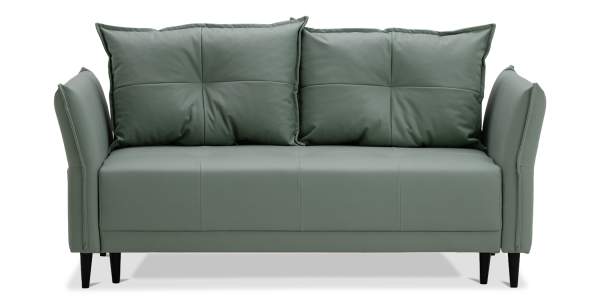 Прямой мини диван Лома 140 мятная искусственная кожа