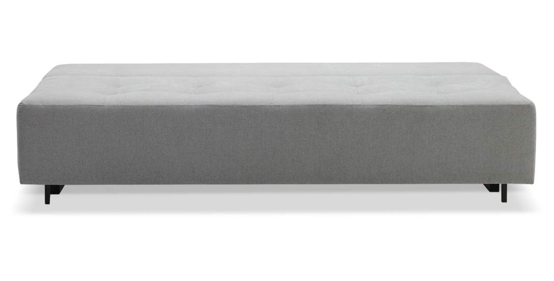 Прямой диван Морма Жемчужно-серый велюр