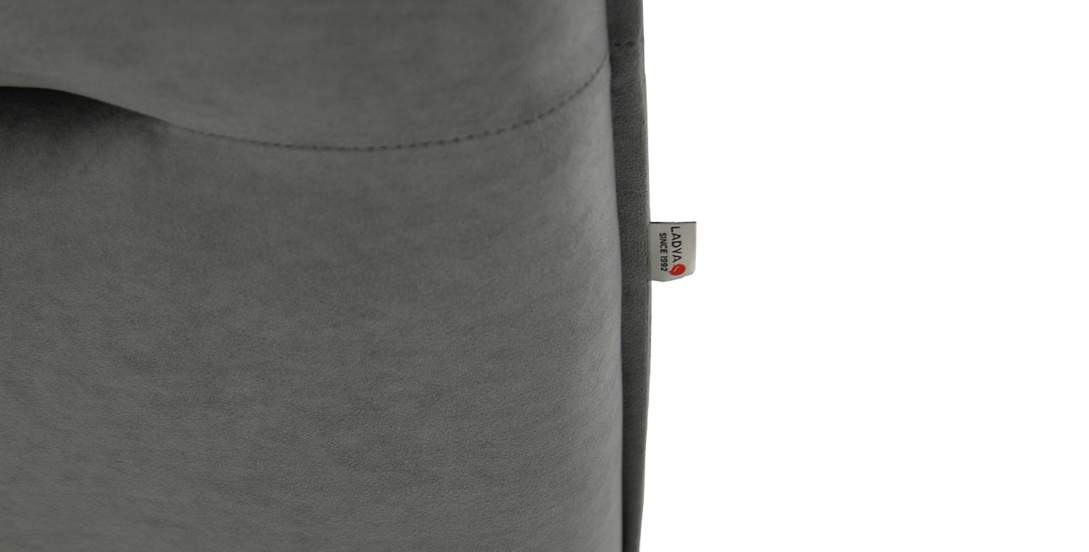 Угловой диван Палермо серый велюр