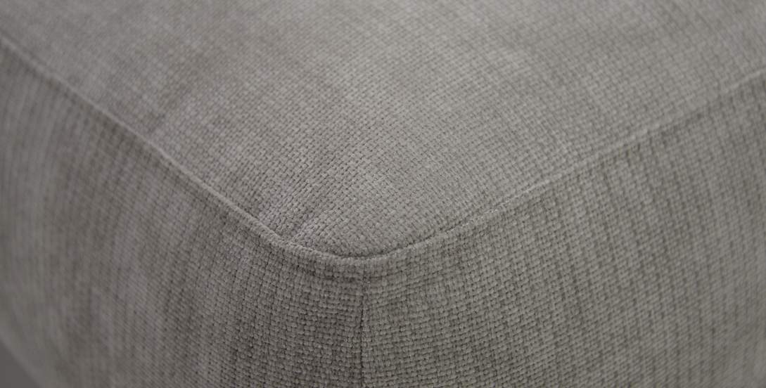 Прямой диван Кьяра тауп велюр 