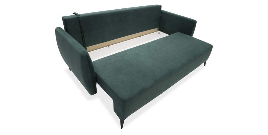 Прямой диван Тиволи Изумрудный велюр Уцененный