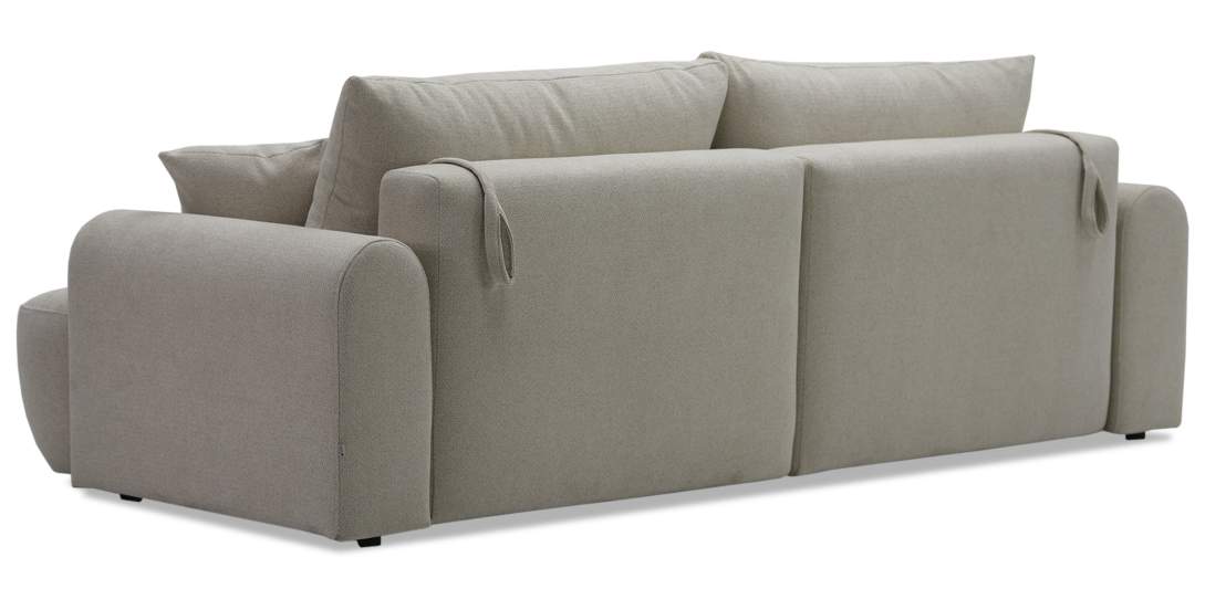 Прямой диван Кьянти Молочный шенилл