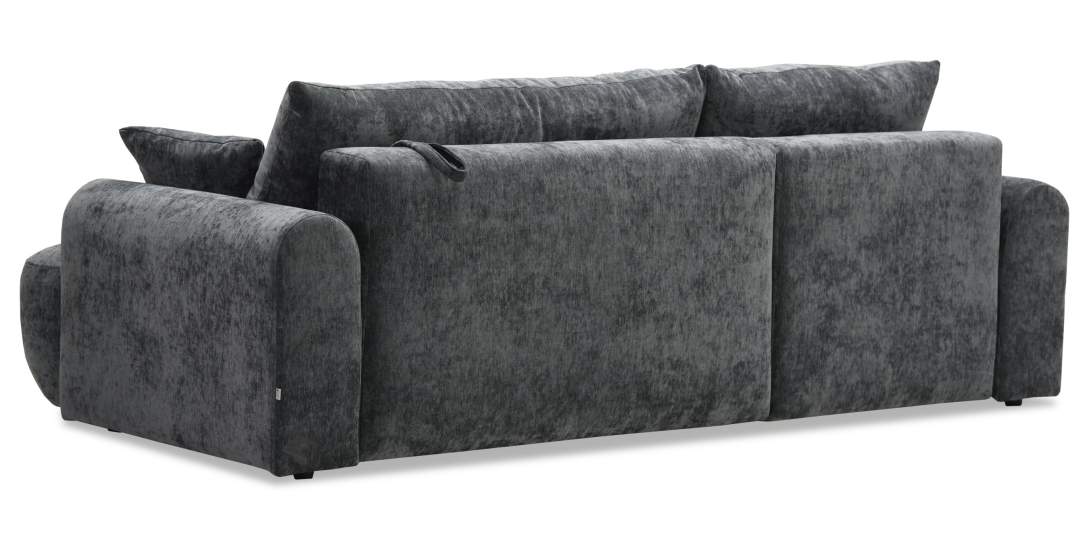 Угловой диван правый Кьянти Графитовый шенилл