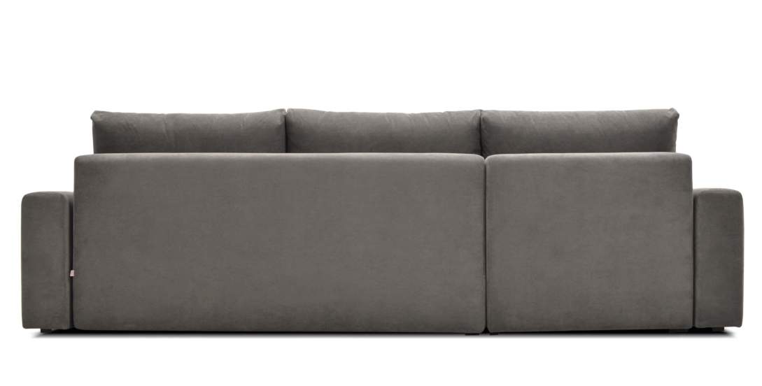 Угловой диван правый Вегас Тауп велюр