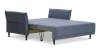 Прямой мини диван Лома 120 серо-синий велюр 