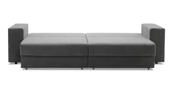 Прямой диван Майами графитовый велюр Уцененный