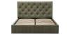 Двуспальная кровать Беллини 140 оливковый велюр