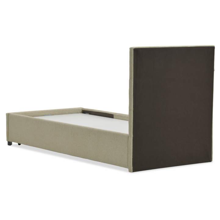 Односпальная кровать Борба 90 кремовый шенилл