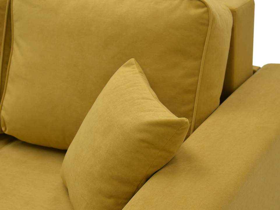 Диван трансформер Астон MAX горчичный велюр