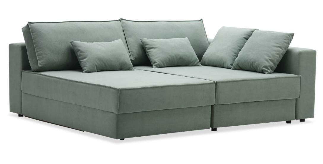 Диван трансформер Дуглас Бирюзовый велюр