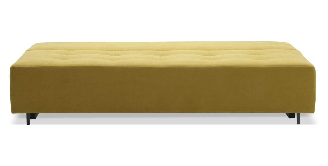 Прямой диван Морма Горчичный велюр