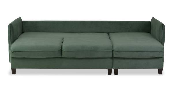 Угловой диван Палермо оливковый велюр