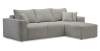 Угловой диван Матье Серо-бежевый шенилл Уцененный