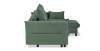 Угловой диван Палермо оливковый велюр