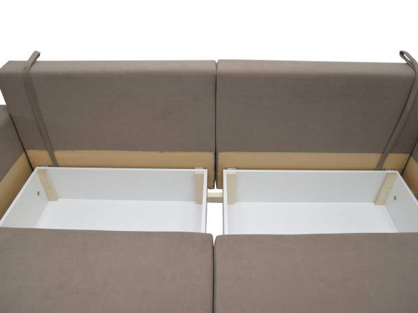 Прямой диван Майами бежевый велюр Уцененный