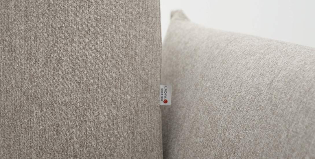 Прямой диван Лома Бежевый микрошенилл