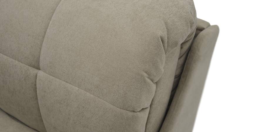 Прямой диван Тусон бежевый велюр 