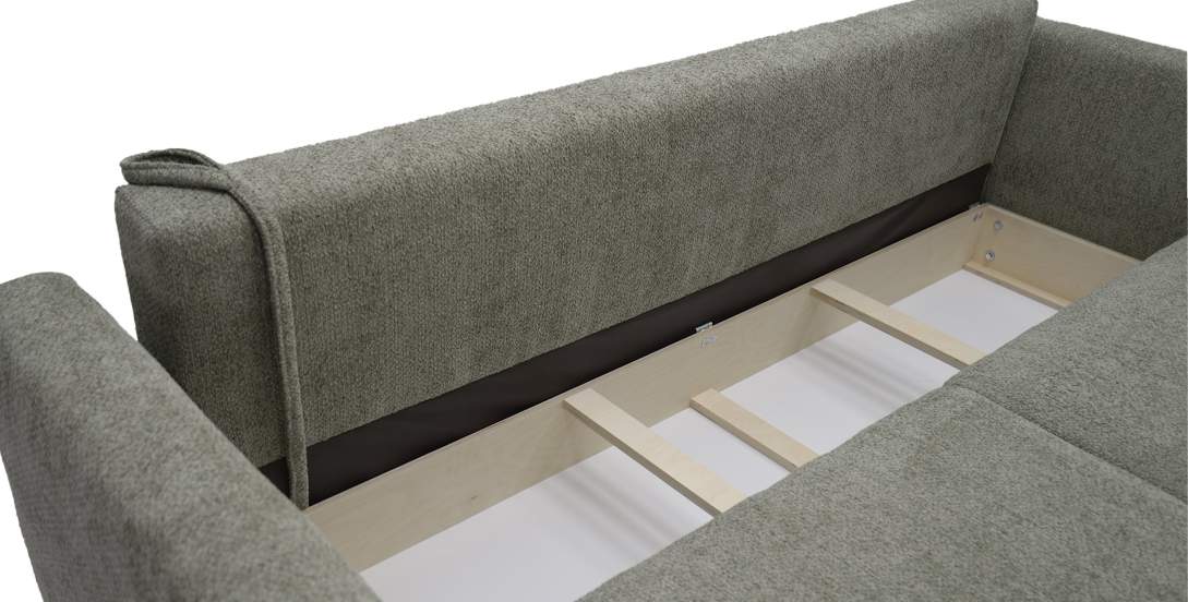 Прямой диван Энгри Зеленый шенилл