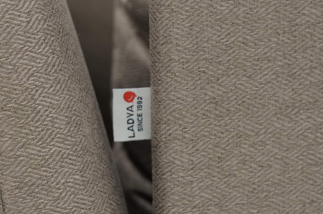 Угловая кушетка Тиволи 190 коричневая рогожка